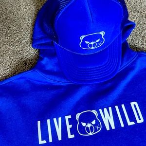 Live Wild Hoodie Sets with Hat